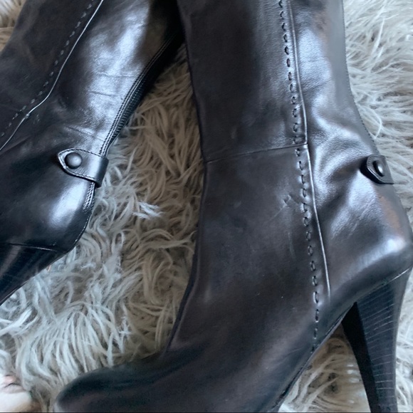 GRYSON Black Leather Boots NWOT - Picture 7 of 7